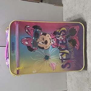 EUC American Tourister Minnie Mouse suitcase